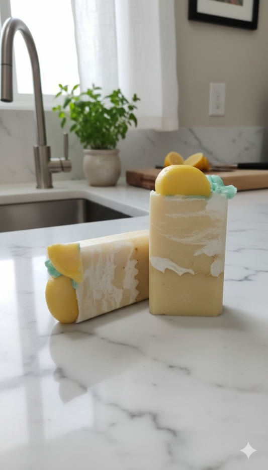Lemon Goats Milk soap