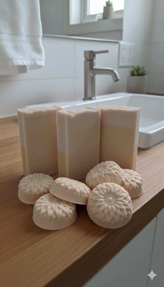Apricot Peach Salt Spa Bars