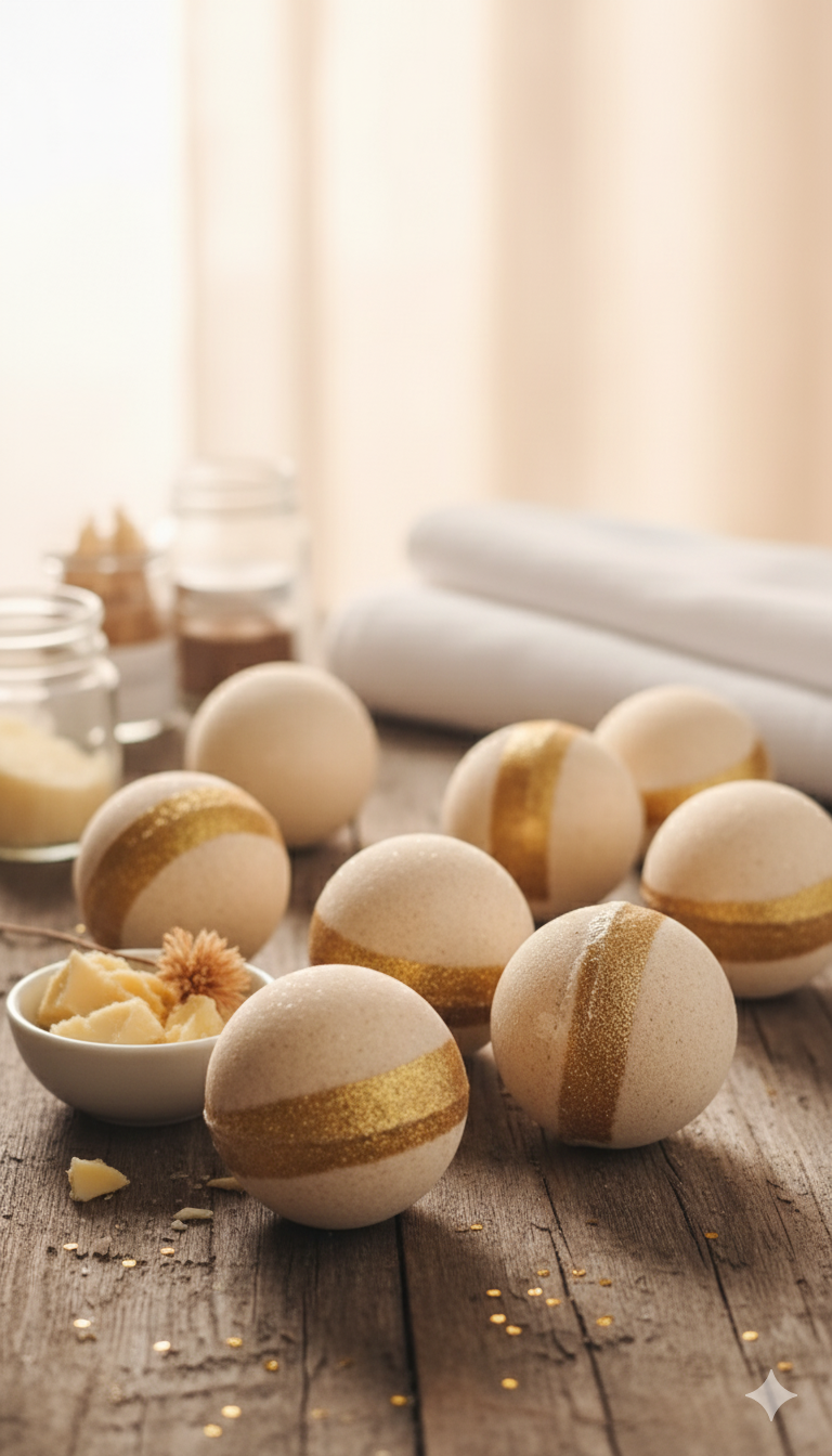 Cashmere & Cocoa Butter Bath Bombs
