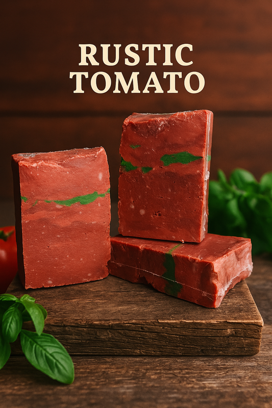 The Rustic Tomato Cold Processed Soap