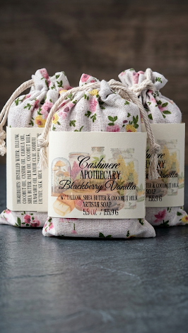 Black Raspberry & Vanilla Cold Processed Soap